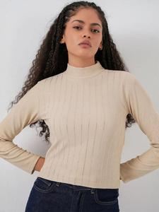 Bigdart Боди-рубашка в цвете капучино