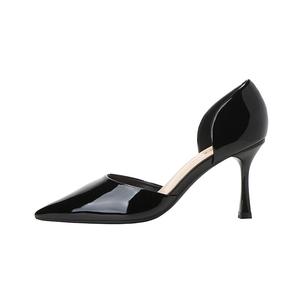QITUMAUL Стройные каблуки на высоком каблуке женские черные, цвет Black[Heel Height 8.5cm]