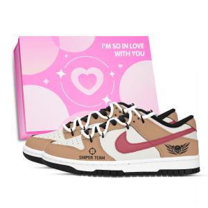 Nike Кроссовки для скейтбординга Dunk Shadow Sniper с низким верхом, устойчивые к истиранию и скольжению, унисекс, желтые, белые, черные