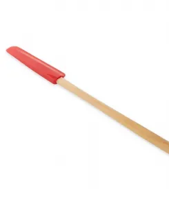 Силиконовая деревянная красная узкая лопатка 30 x 3 см Rsvp International