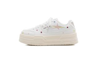 Низкие женские кроссовки для скейтбординга цвета экрю PAUL FRANK, Ecru