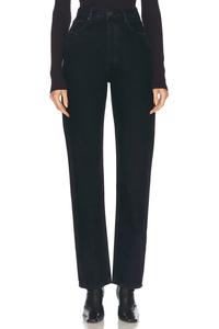 Джинсы 90-х с завышенной талией Agolde, Crushed