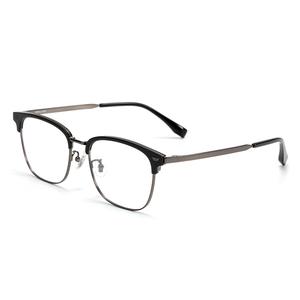 Police Титановая квадратная оправа для очков унисекс серебристая, VPLR42K-0568/Bright Gunmetal+Bright Black