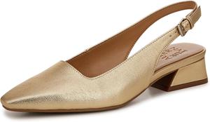 Женские туфли-лодочки с открытой пяткой Naturalizer Ginger Snip, золотой