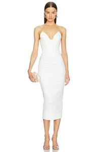 Платье миди x revolve zosia Michael Costello, белый