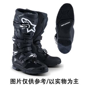 ALPINESTARS PROTECTS Мотоциклетные внедорожные ботинки star t7, alpinestars trail waterproof racing boots с регулируемой защитой оси, новая черная модель, рекомендуем взять на размер больше, размер 44.5