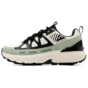 QIAODAN Нескользящие износостойкие низкие треккинговые ботинки мужские белые, зеленые, черные