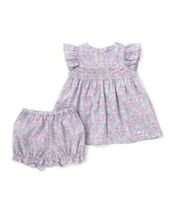 Платье и трусики Liberty (Leontyne Dream) Tana Lawn с принтом из хлопка для младенцев (70-90 см)