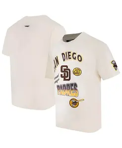 Мужская футболка с заниженным плечом Cream San Diego Padres Turn It Up Pro Standard