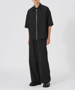 Футболка с коротким рукавом и жаккардовой отделкой на молнии "Frozen" Loveless, цвет Black