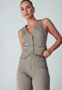 Жилет кэтрин Willa, Taupe Pinstripe