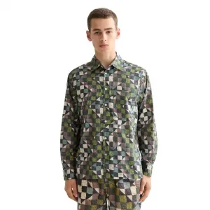 Рубашка с длинным рукавом Scotch & Soda Printed Relaxed Fit, мультиколор