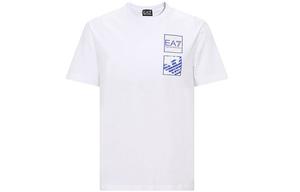 EMPORIO ARMANI Футболка мужская белая EA7 SS22