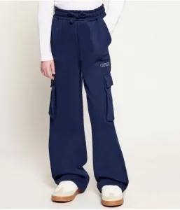 Спортивные штаны flare fit Guess, темно-синий