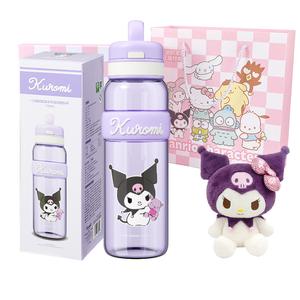 Пластиковые стаканы pochacco cinnamoroll 720 мл Sanrio, Kuromi Water Cup+Box+Large Doll