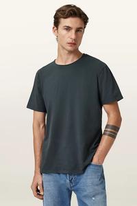 Футболка BODEGA SS CREW из хлопка Allsaints, серый
