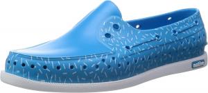 Кроссовки Native Shoes Howard Sugarlite для мужчин и женщин - с вырезами и круглым носком, стиль слип-он, Lucy Blue/Sprinkle Print