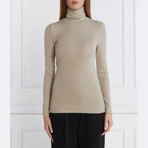 Водолазка стандартного кроя Calvin Klein, бежевый