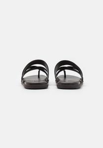 Шлепанцы Leather Zign, темно-коричневый