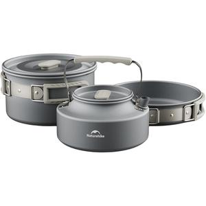 Посуда для кемпинга Camping Cookware на 1-2 человек из алюминиевого сплава NATUREHIKE