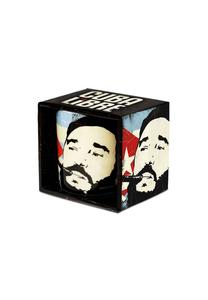 Кружка Logoshirt Cuba с принтом, 300 мл, черный