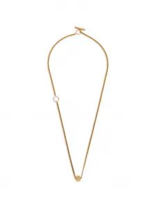 Колье с подвеской-сферой Jil Sander, золотой