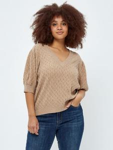 Футболка в теплом песочно-меланжевом цвете Peppercorn