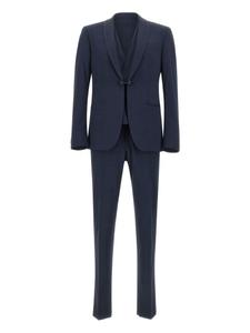 Однобортный костюм Corneliani, синий