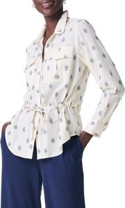 Рубашка NIC+ZOE Constellation Shirt Jacket, цвет Cream Multi