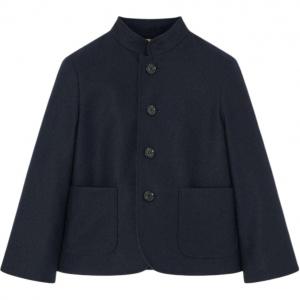 Утепленная куртка FW25 для детей Loro Piana, celadon синий