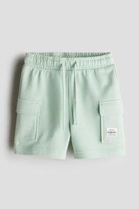 Шорты-Карго из трикотажной ткани H&M, зеленый