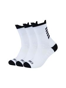 Camano Спортивные носки для тренировок, легкие, комплект из 3 пар, белого цвета