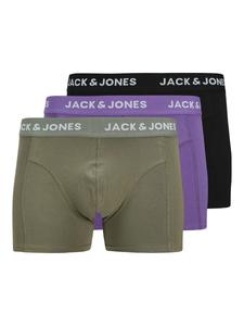 Боксеры JACK & JONES JACROB, цвет Olive/Lavender/Black