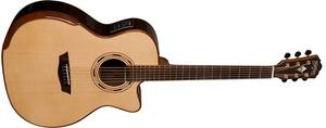 Акустическая гитара Washburn WCG25SCE Comfort Series Grand Auditorium Cutaway with Electronics 2023 - Natural