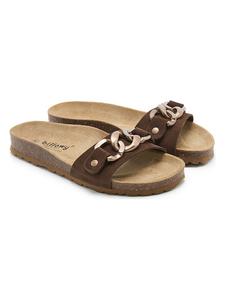 Мюли billowy, коричневый