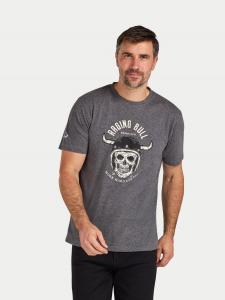 Футболка "Work Hard Ride Easy" Raging Bull, Charcoal