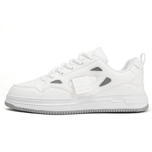 Износостойкие дышащие низкие скейтбордские туфли для мужчин SENGUIBUCK, белый