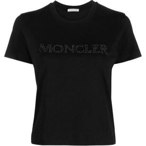 Футболка с логотипом Moncler, черная