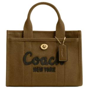 COACH Мини женская сумка через плечо Cargo Canvas One Shoulder Handbag Olive
