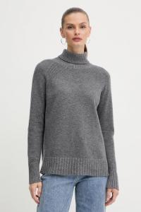 Шерстяной свитер Twinset, серый