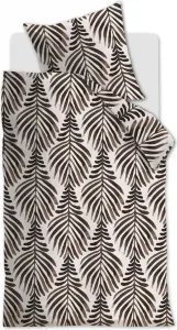 Комплект постельного белья из хлопка Bold Feathers, цвет Sand, размер 155x220+80x80 vtwonen