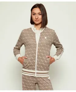 Толстовка с ромбами Regular fit Guess Active, бежевый