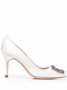 Manolo Blahnik туфли Hangisi с пряжками, нейтральный цвет