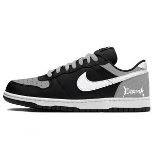 Nike Мужские низкие скейтборд-кроссовки Big Gray Toe с противоскользящим, износостойким и дышащим покрытием, черного и синего цвета