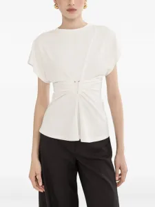 Футболка с короткими рукавами NISSA, белый