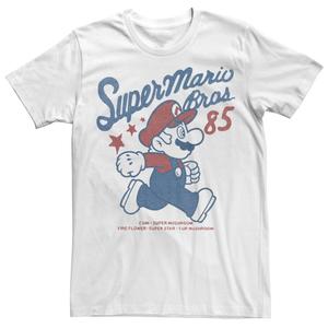 Мужская футболка Nintendo Super Mario Bros. '85 Vintage Stars Licensed Character, белый