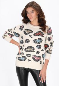 Джемпер faina Jumper, Offwhite/Off-White