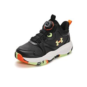 Детские баскетбольные кроссовки Unisex Under Armour, черный/зеленый