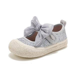 Детская кожаная обувь для дошкольников ABC KIDS, серебряный/серый