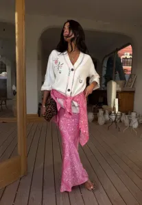 Юбка доррис макси юбка Never Fully Dressed, Pink